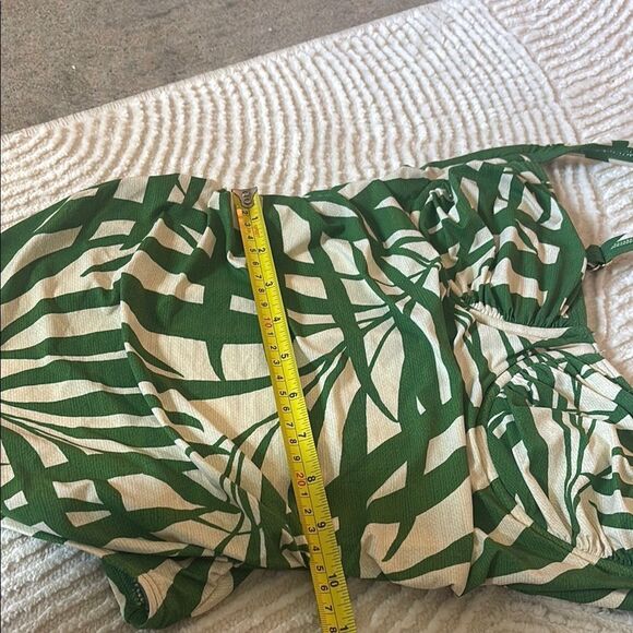 Kate Spade Green Leaf Print One Piece Swimsuit - Picture 9 of 9